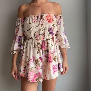 Hello Molly Floral Romper